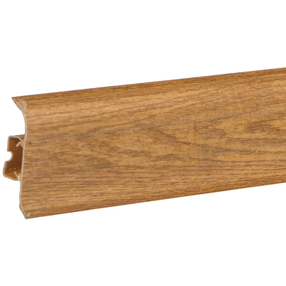 Плинтус напольный Stern 312 ПВХ 55 мм 2.5 м цвет дуб жжёный VOX STLM-2192913