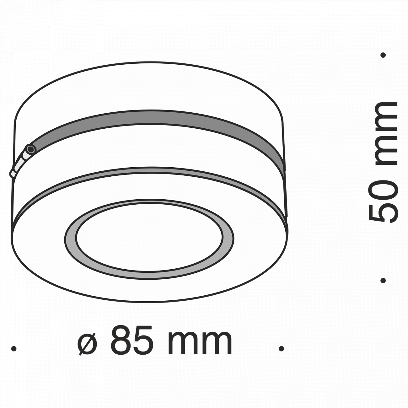 Спот потолочный светодиодный поворотный 5 см белый Alivar C022CL-L7W4K TECHNICAL CEILING & WALL 00-3957004 Белый  - Вид №2