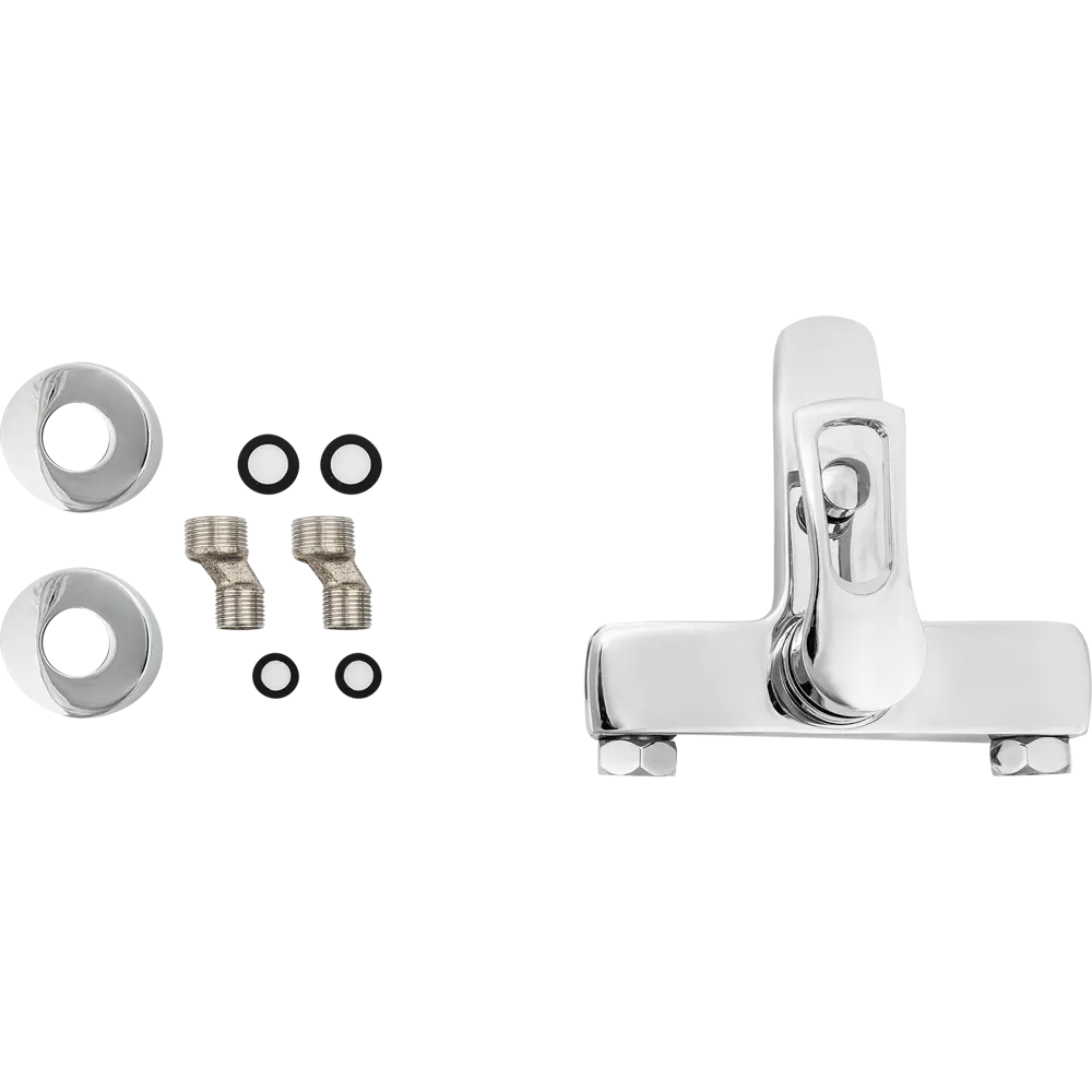 Смеситель для ванны Sagitta однорычажный цвет хром BRISSEN Saggita STLM-2066452 - Вид №2