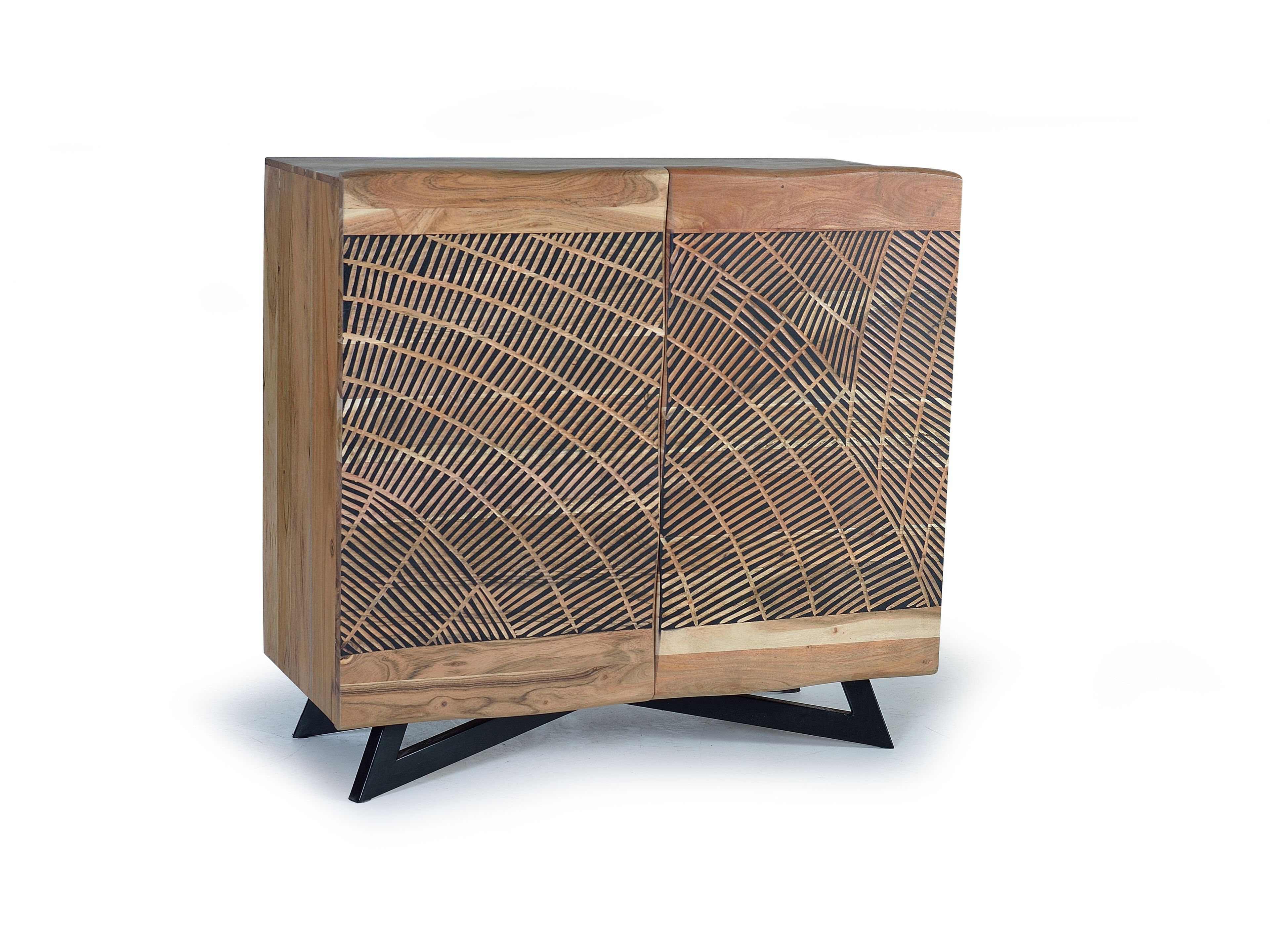 Шкаф из акации с распашными дверями Giner y Colomer Yakarta ARCH-00090377 - Вид №1