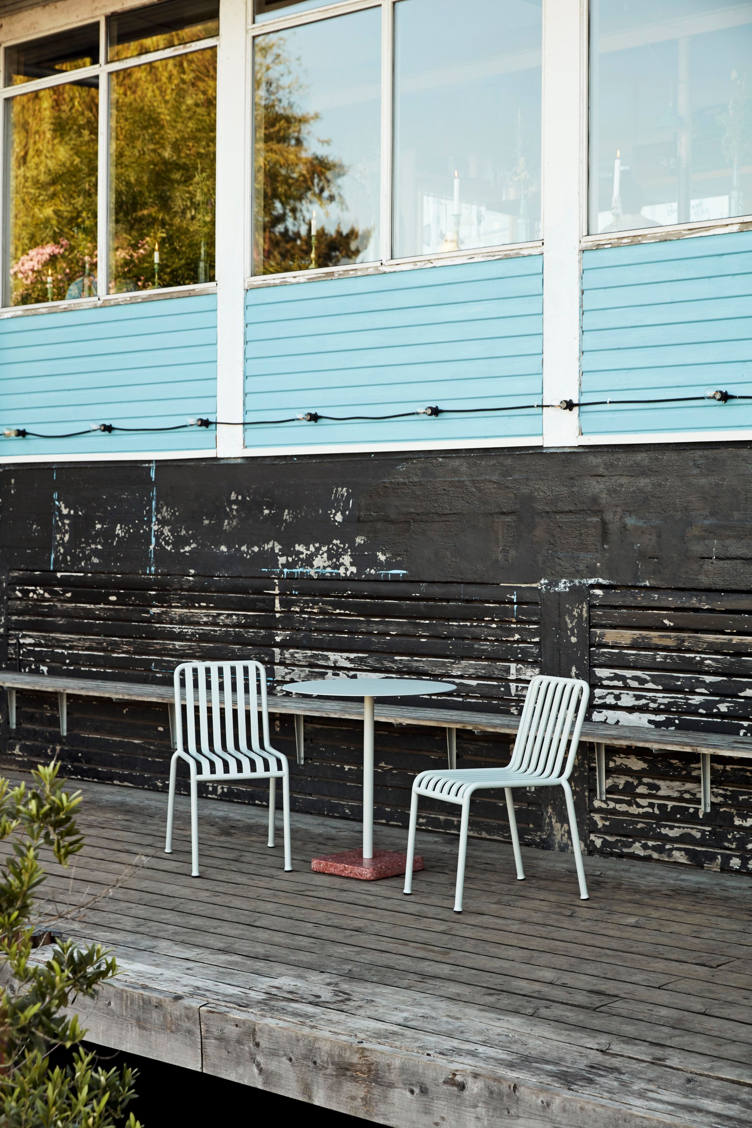 Круглый стальной стол с порошковым покрытием Hay TERRAZZO ARCH-00116097 - Вид №20