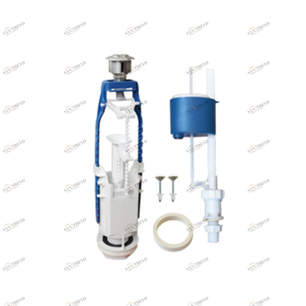 Арматура Уклад 77.57.16.3 хром кноп.ниж.подв. (дв/слив) 77.57.16.3 14124