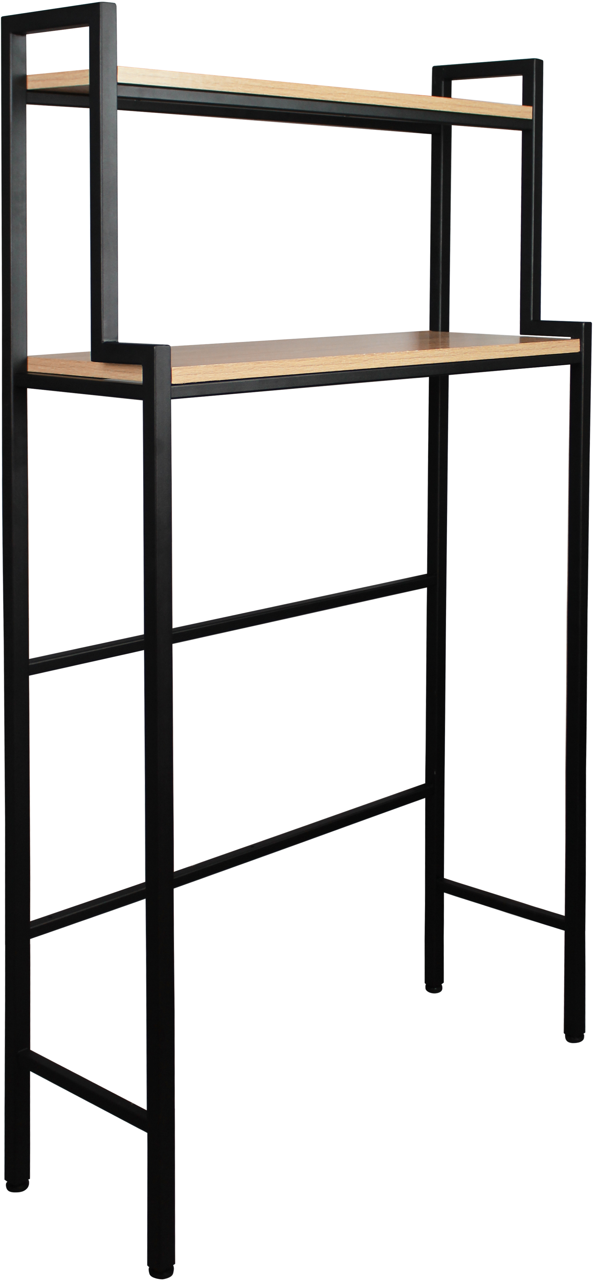 91038436 Стеллаж над стиральной машиной Loft RACKS-680BS 129х68см цвет черный этажерка STLM-0452576 MYSPACE