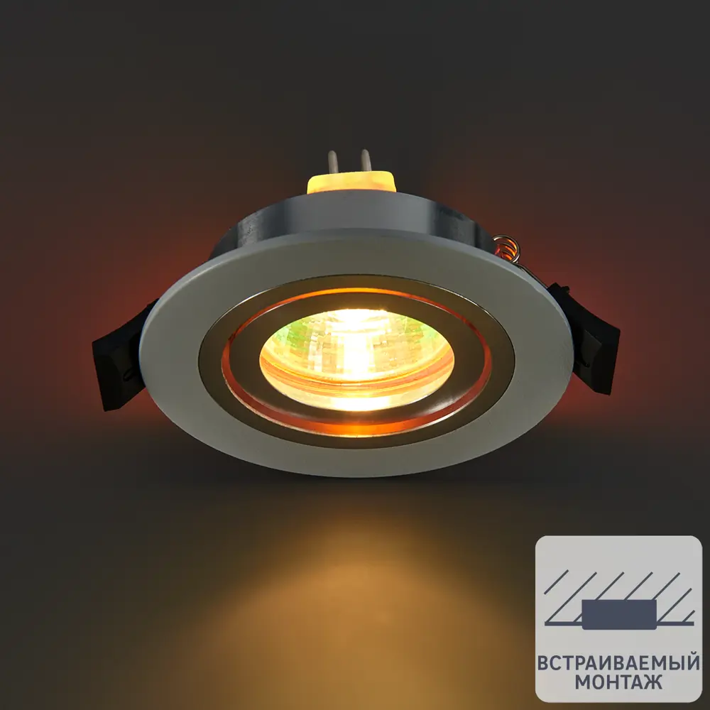 Точечный светильник Elektrostandard 1061 MR16 GU5.3 2 м2, цвет белый 82854662 STLM-2118544 