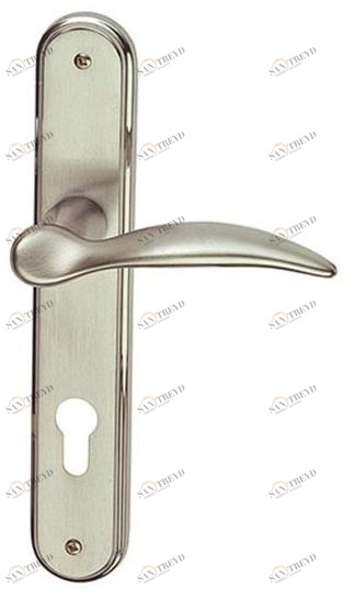 Pasini Ручка из латуни на пластине с накладкой Calypso 3060/3520