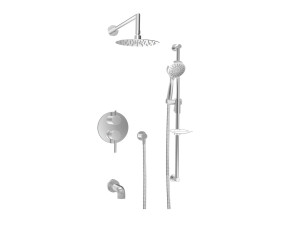 Встраиваемый термостатический набор для ванны с ручным душем
