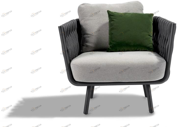 TRIBÙ Садовое кресло из ткани с подлокотниками Tosca sun-id-1504232