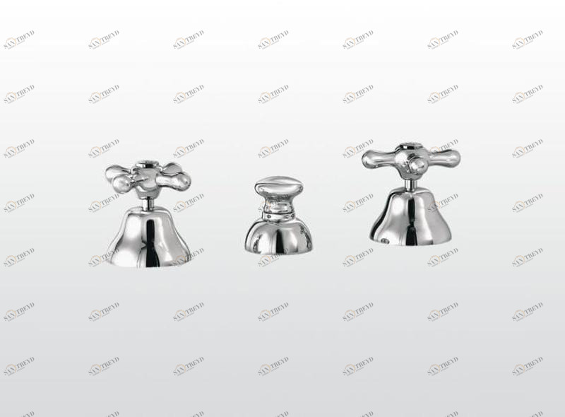 RUBINETTERIE STELLA Смеситель для биде на 3 отверстия Roma sun-id-1377819