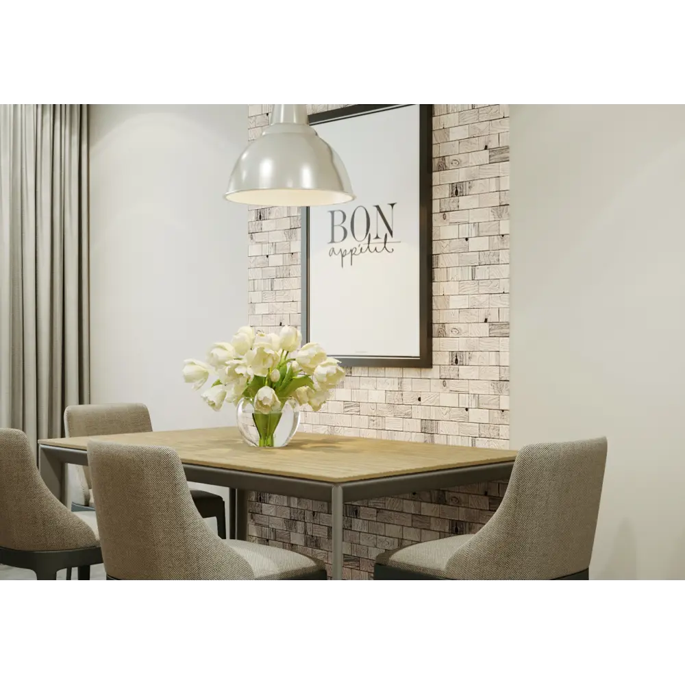 Деревянная мозаика СВИФТ 50x100 мм 300x300 мм Santreyd STLM-2109167