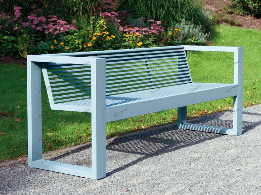 BENKERT BANKE Скамья из нержавеющей стали с подлокотниками Sicorum sun-id-1409227