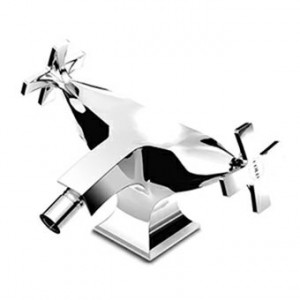 ZB1315 Биде с одним отверстием, аэратором, сливом 1 1/4 ", гибким соединением. Zucchetti Bellagio