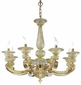 Possoni Illuminazione Люстра из чистого золота с хрусталем Amy 267/8
