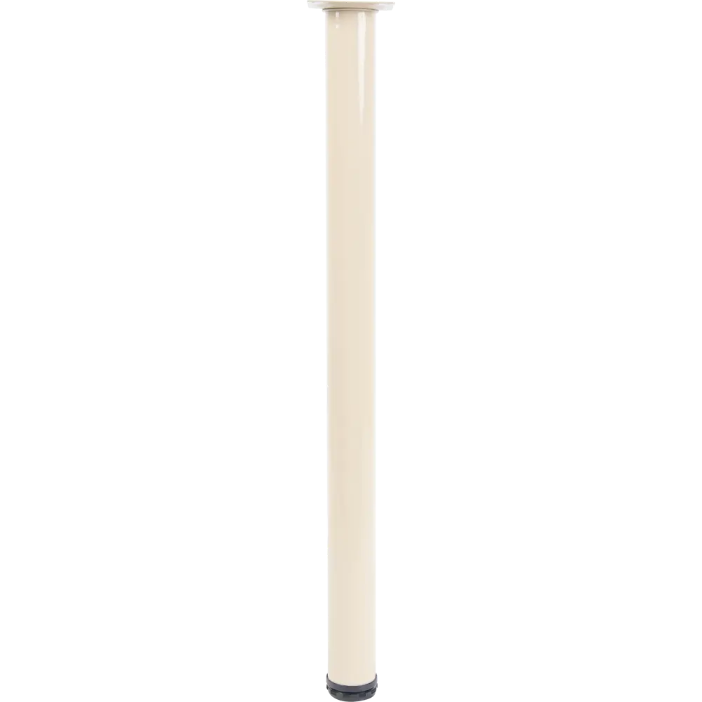 Ножка круглая 700х30 мм сталь  цвет бежевый Santreyd STLM-2157292 - Вид №2