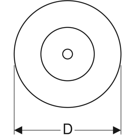 601.812.00.1 Уплотнительная шайба Geberit для изоляции водорозеток в гипсокартонных стенах Geberit  - Вид №2