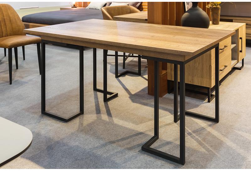 1754 Стол раскладной обеденный Loft 160 Дуб натур R-HOME 4003604h_Натур - Вид №5