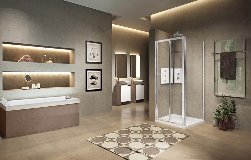 NOVELLINI Душевая ниша с откидной дверцей Lunes 2.0 sun-id-1417587 - Вид №2