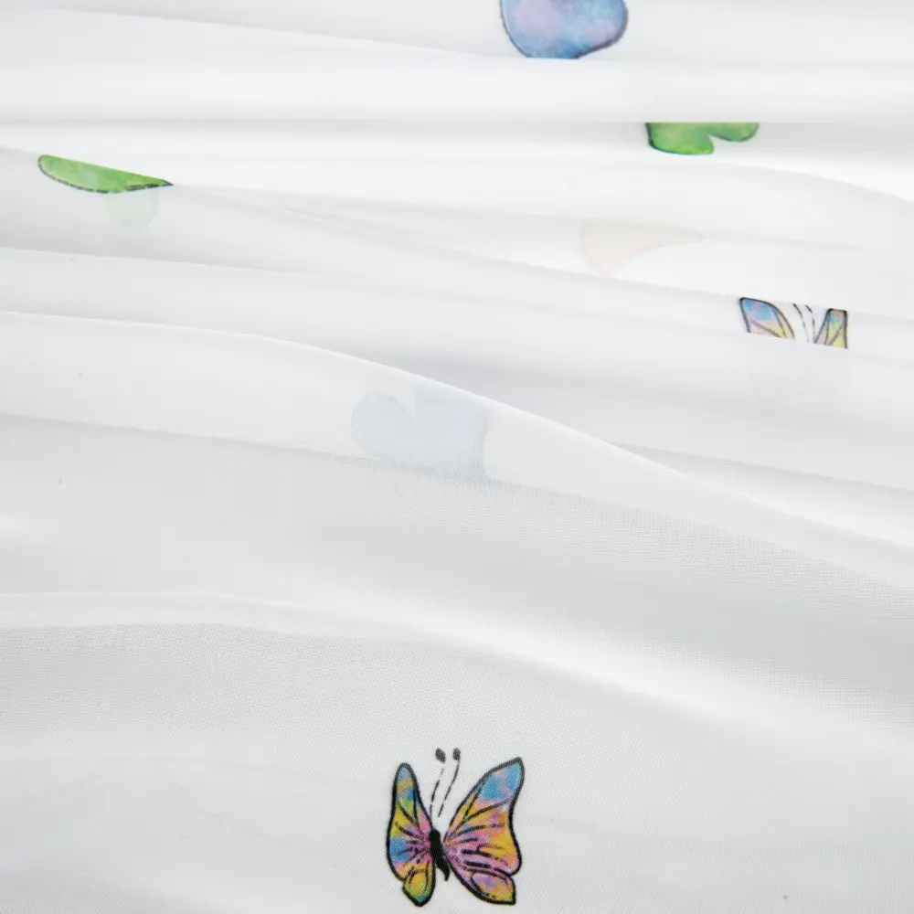 Тюль на ленте «Сердечки» 250x280 см полиэстер цвет белый GARDEN STLM-2189546 - Вид №2