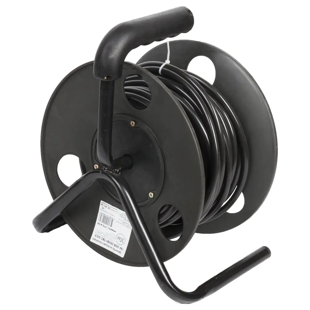 Удлинитель с заземлением на катушке 4 розетки 3х2.5 мм 30 м Santreyd STLM-2138671 - Вид №1