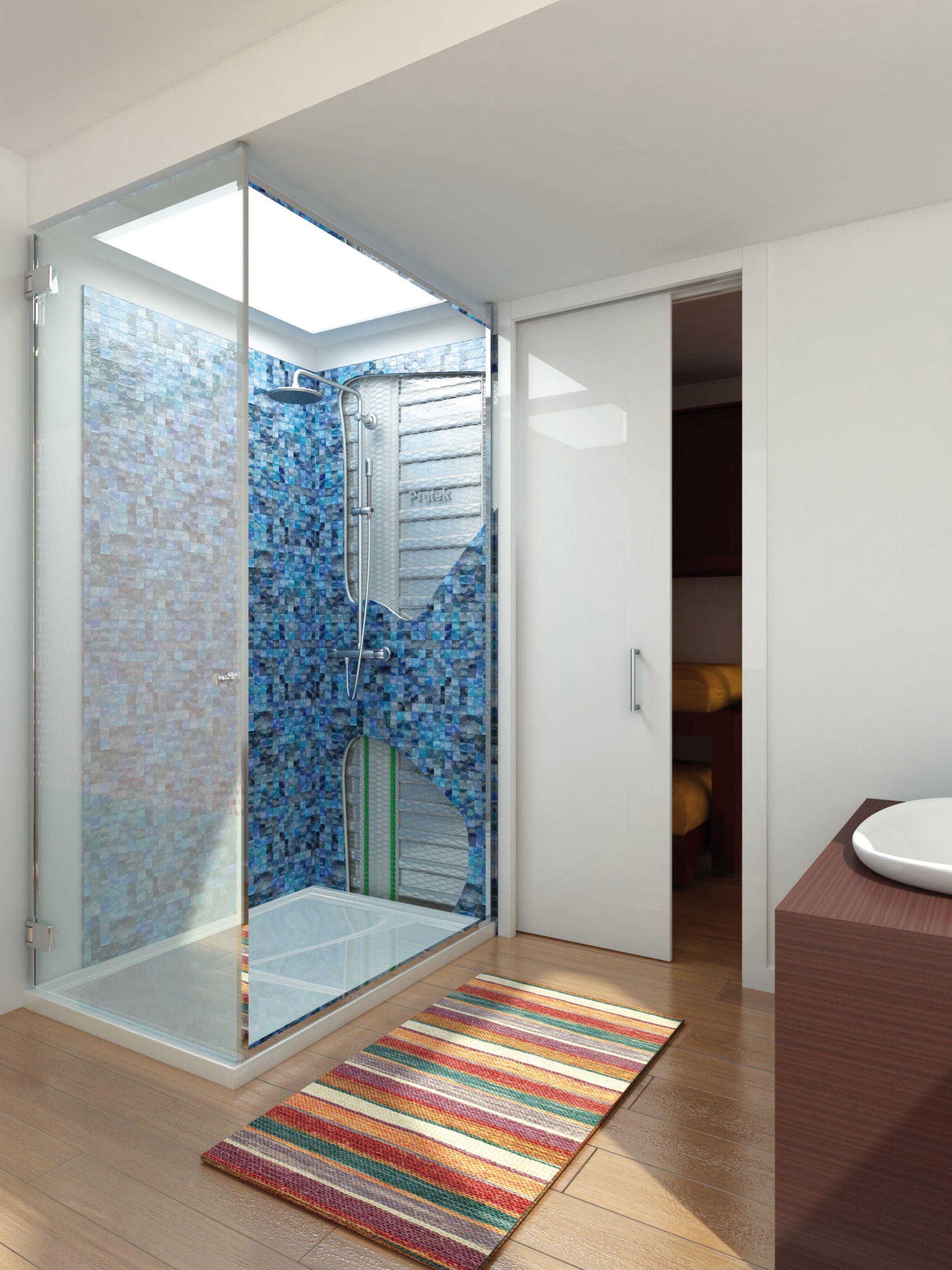 Подрамник для раздвижных дверей с проходом для труб PROTEK® Magic Box® ARCH-00095343 - Вид №1