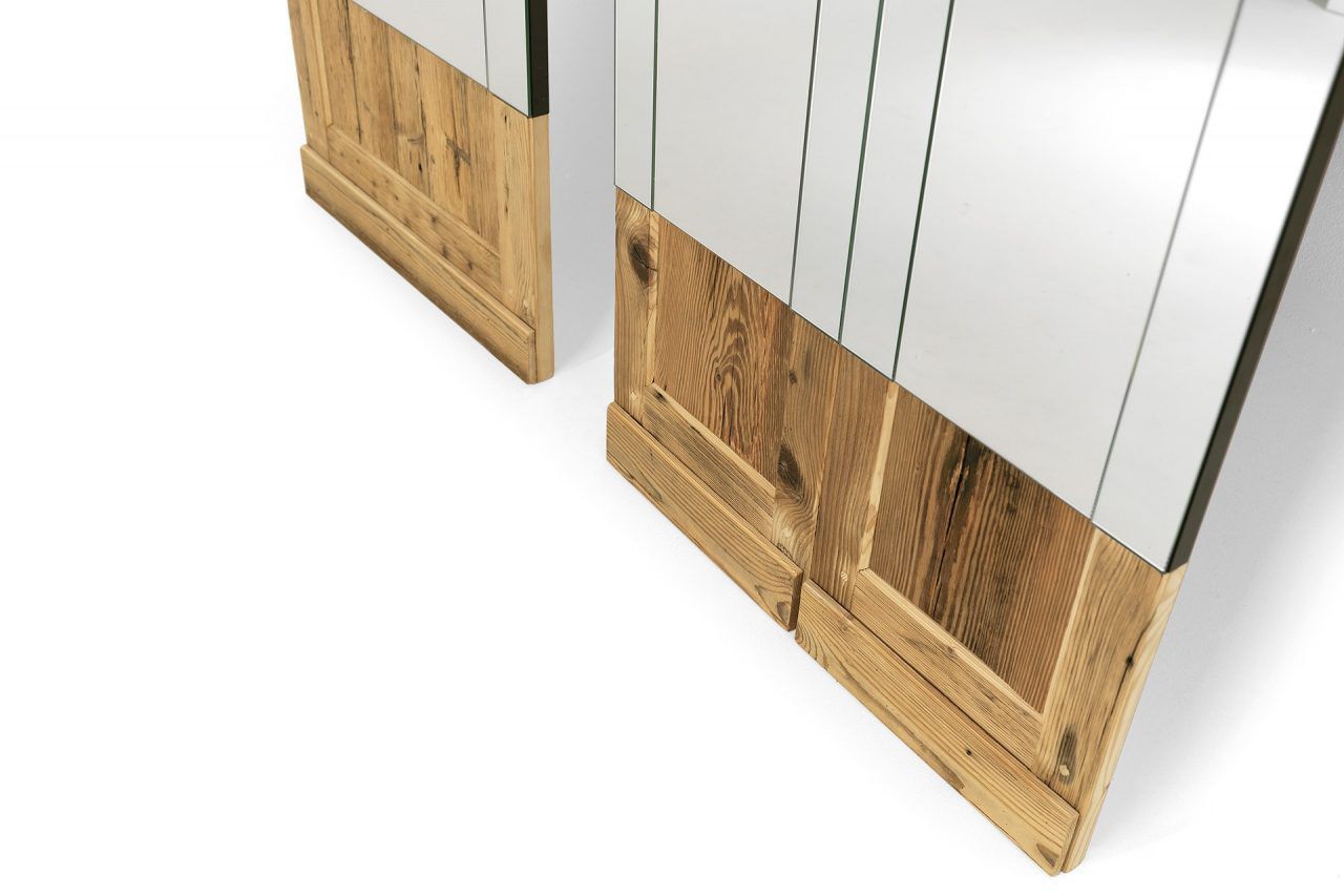 Прямоугольное деревянное зеркало Mogg DON'T OPEN ARCH-00134994 - Вид №4