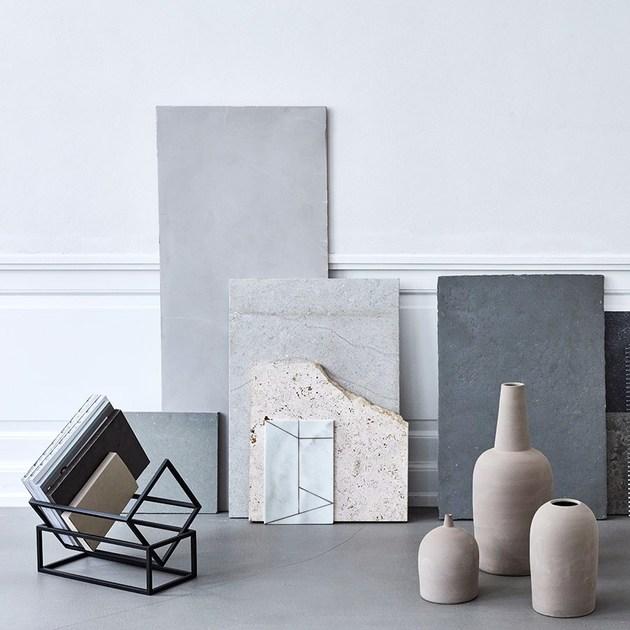 Kristina Dam Studio Каменная ваза в современном стиле  112-300-300  - Вид №3