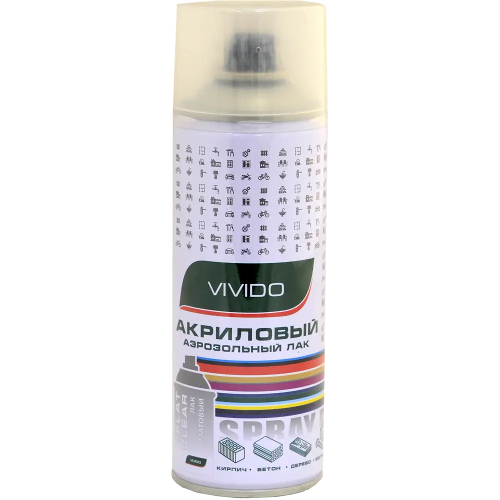 Лак аэрозольный Vivido матовый STLM-2169295