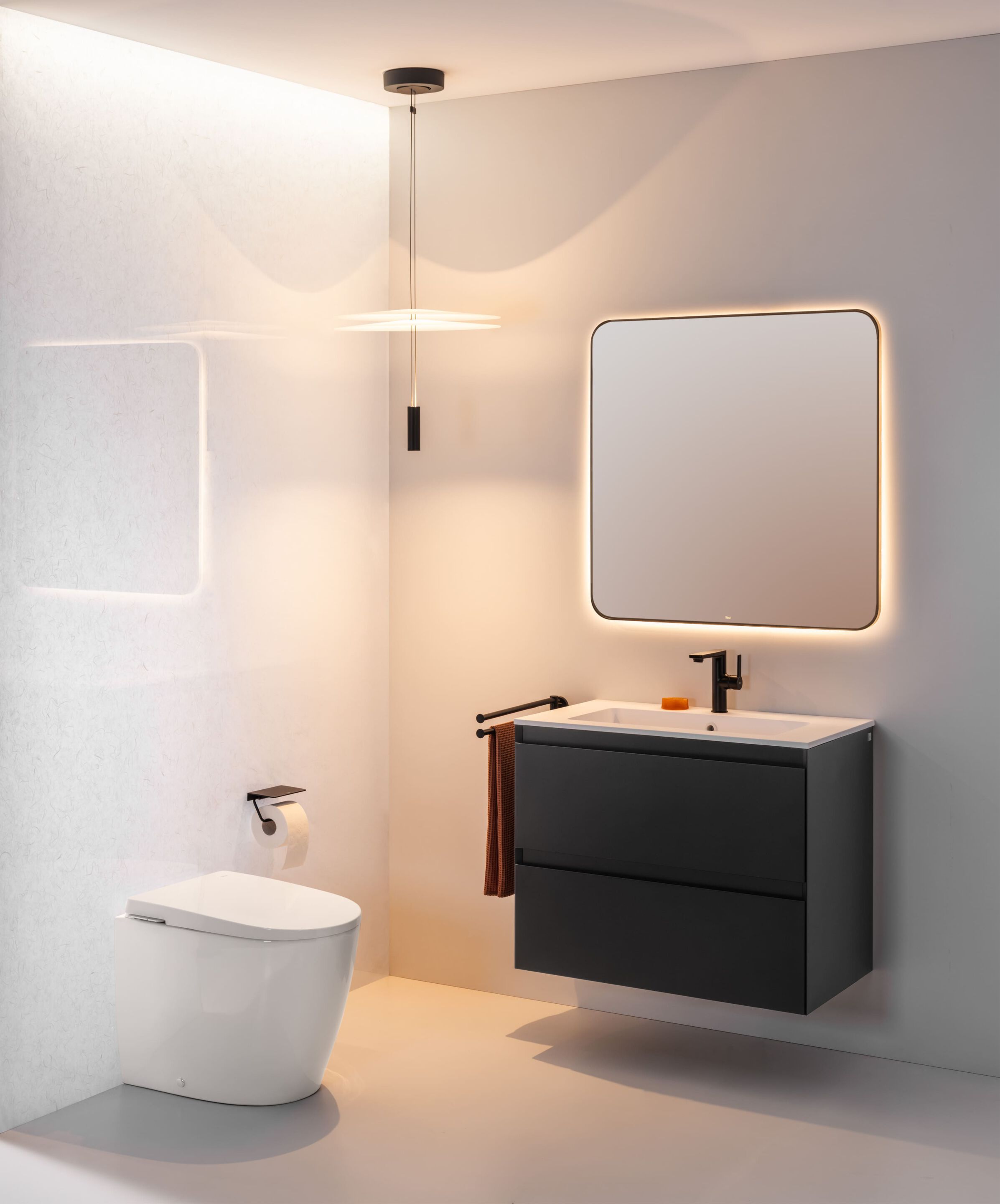 Моноблочный подвесной туалет со встроенной кассетой Roca AVANT A80336NS0H ARCH-00150307 - Вид №7