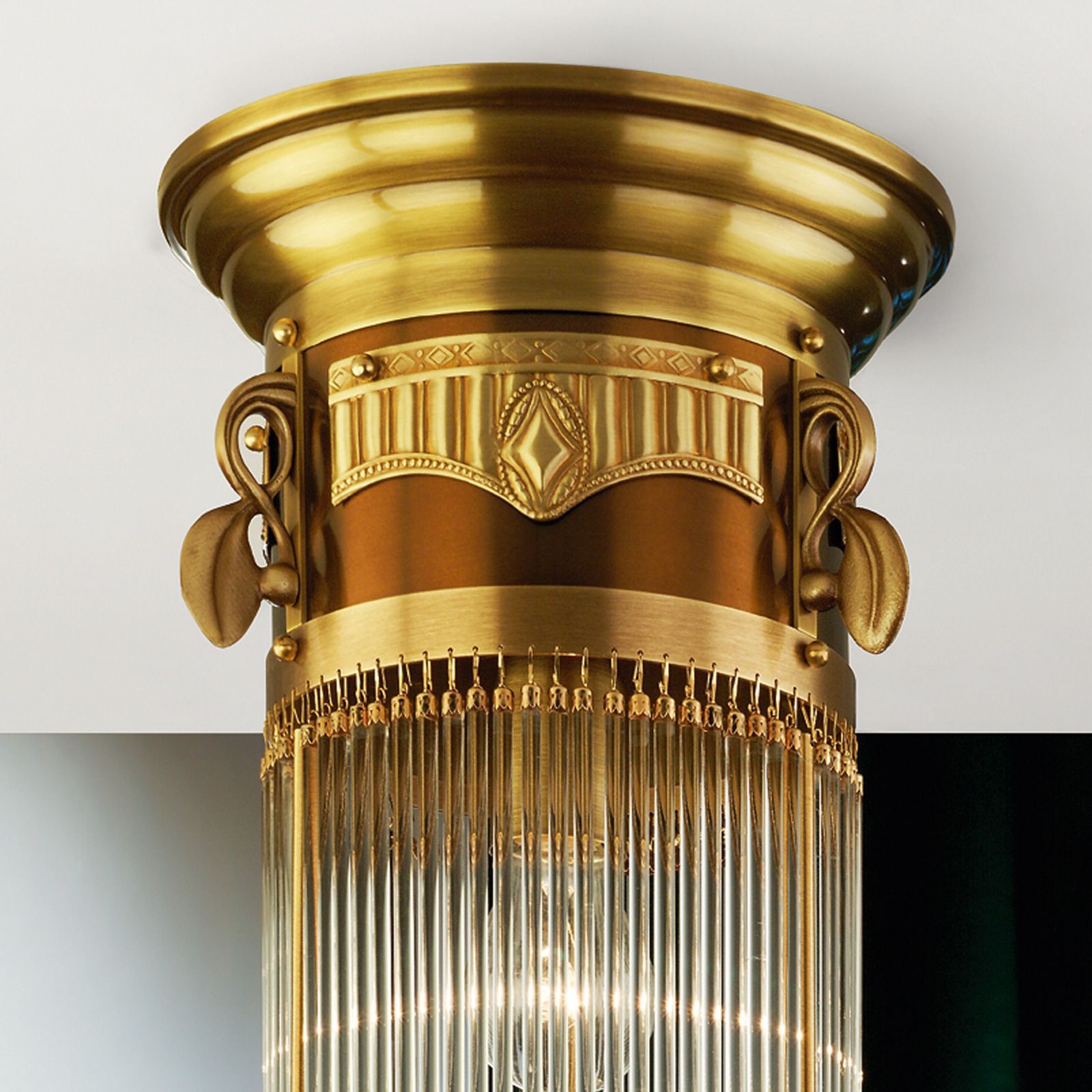 Потолочный светильник из латуни и стекла Orion ARCH-00085332 - Вид №1