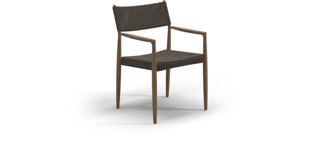 Tundra Dining Chair With Arms  Gloster Обеденный стул Tundra 