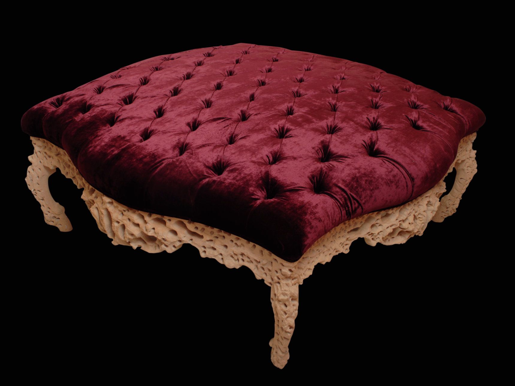 Квадратный бархатный Оттоман Mirabili Mirabili Arte D'Abitare ARCH-00080610 - Вид №1