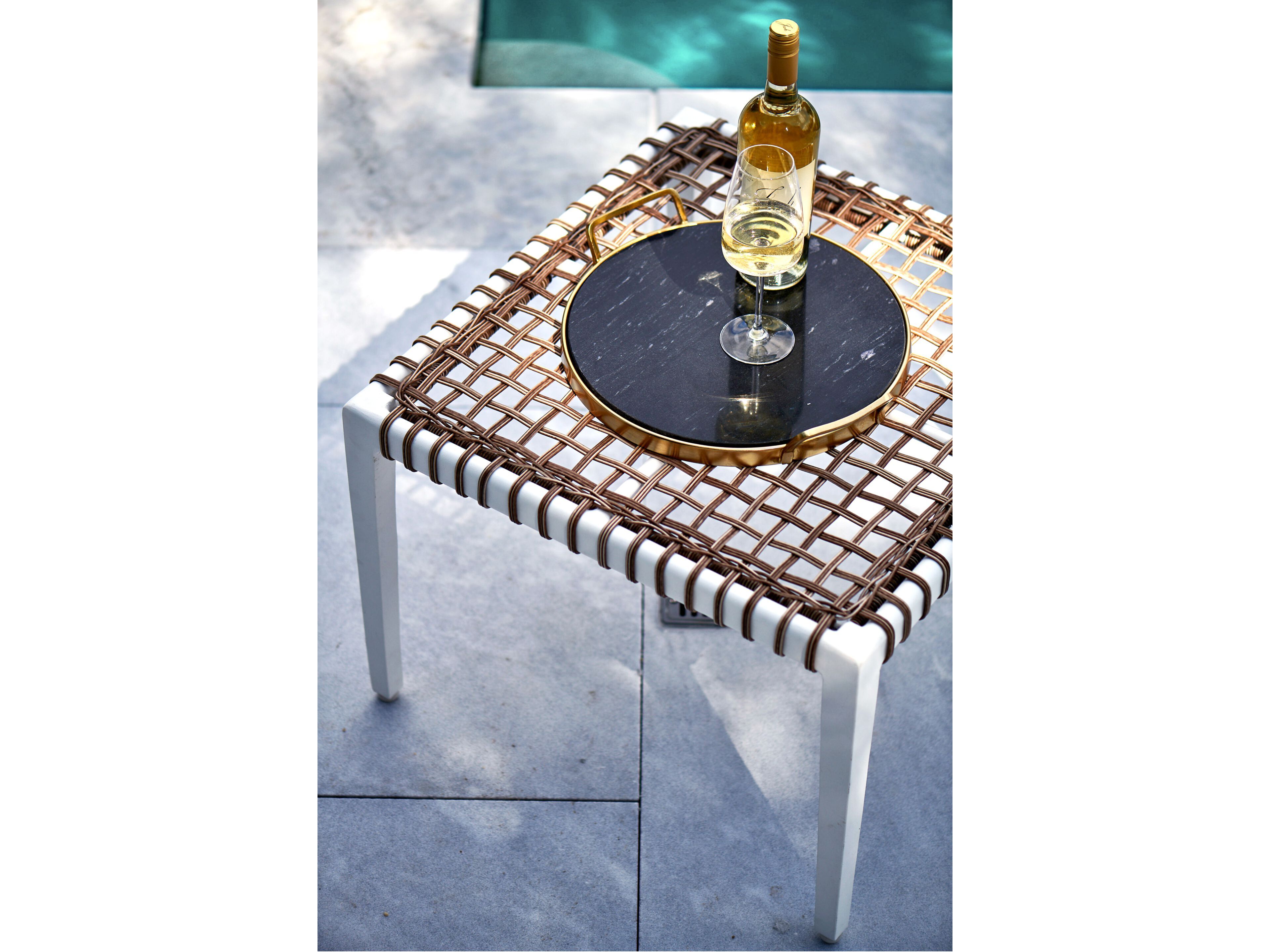 Квадратный алюминиевый журнальный столик Walters Delta ARCH-00138002 - Вид №1