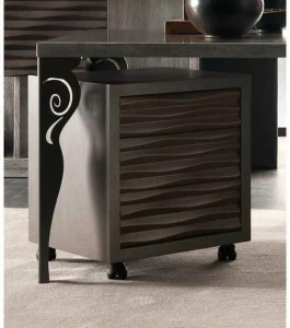 CorteZari Прямоугольная тумба на колесиках Zoe gold 391