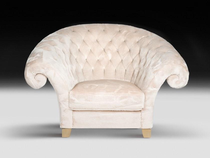 VGnewtrend Стеганое кресло с тканевой обивкой New versailles 7542583.28  - Вид №2