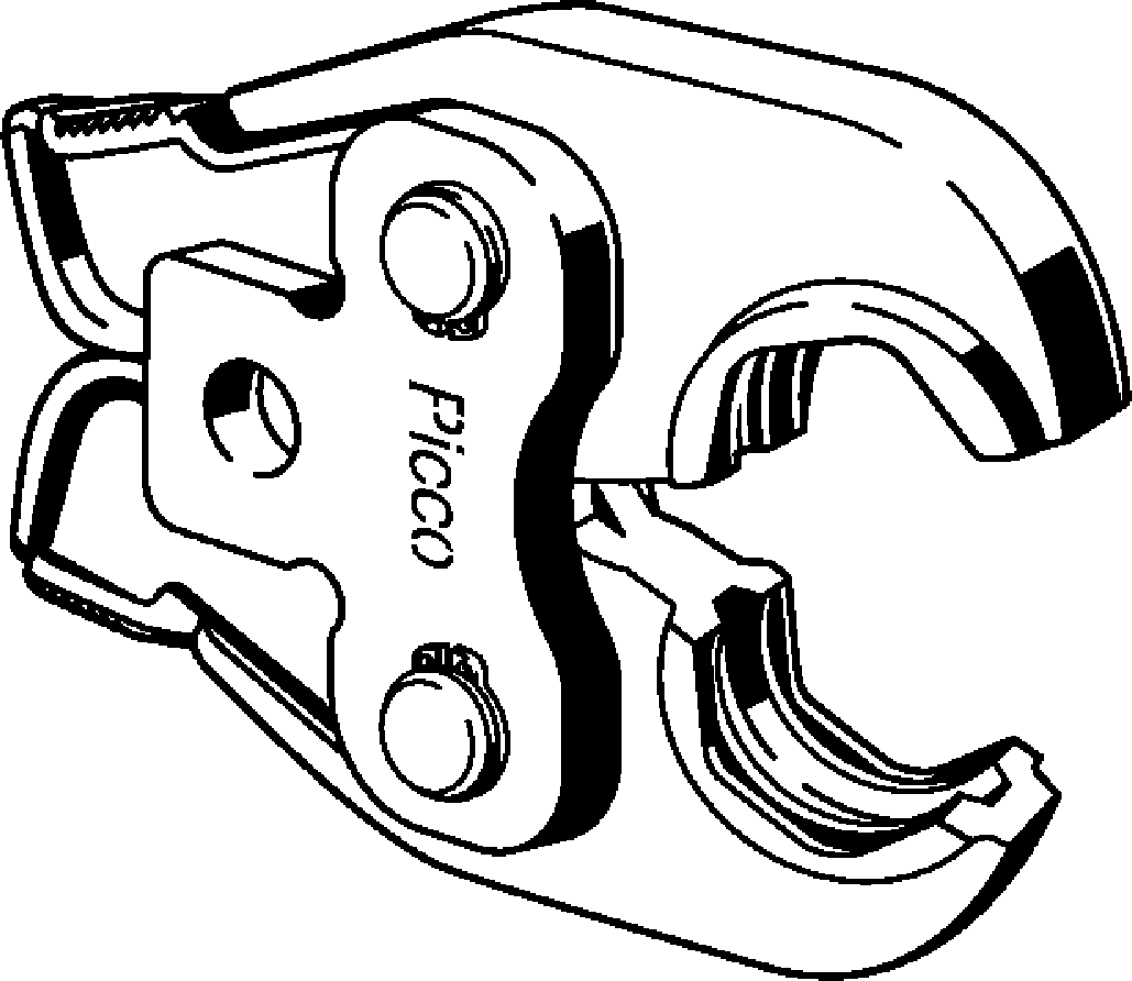 735 425 Модель 2489.9 Трубопроводные системы  Системные пресс-инструменты  Системные пресс-клещи Picco  Металлические пресс-системы Santreyd  - Вид №1