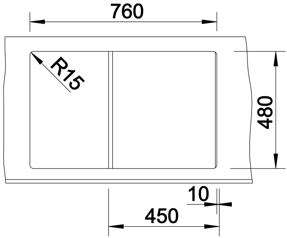 514727 Кухонная мойка Blanco Zia 45 S жасмин  Blanco Zia Жасмин - Вид №6