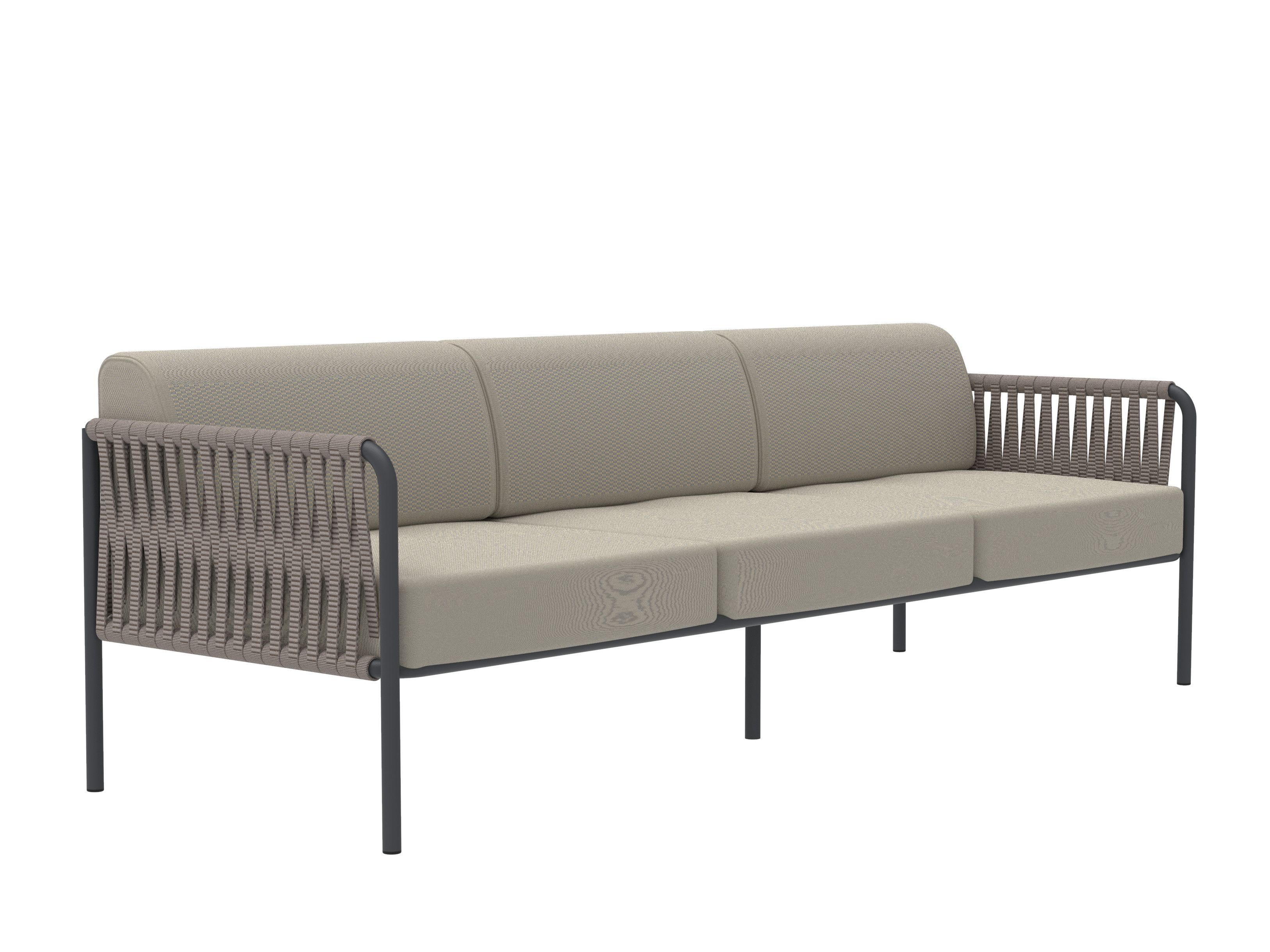 3-местный тканевый садовый диван Vermobil KEY WEST ARCH-00126814