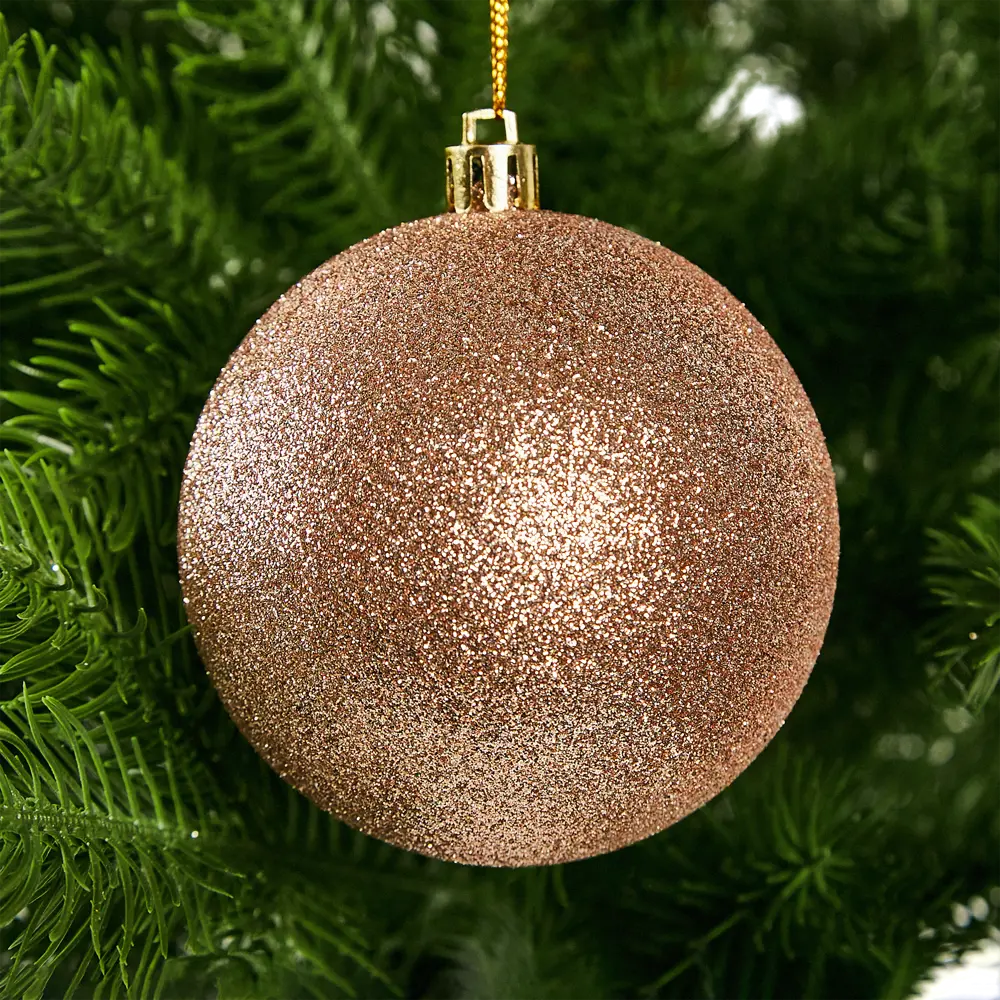 87036352 Набор новогодних шаров Christmas ø8 см цвет зеленый 50 шт. STLM-1541515 Santreyd  - Вид №13