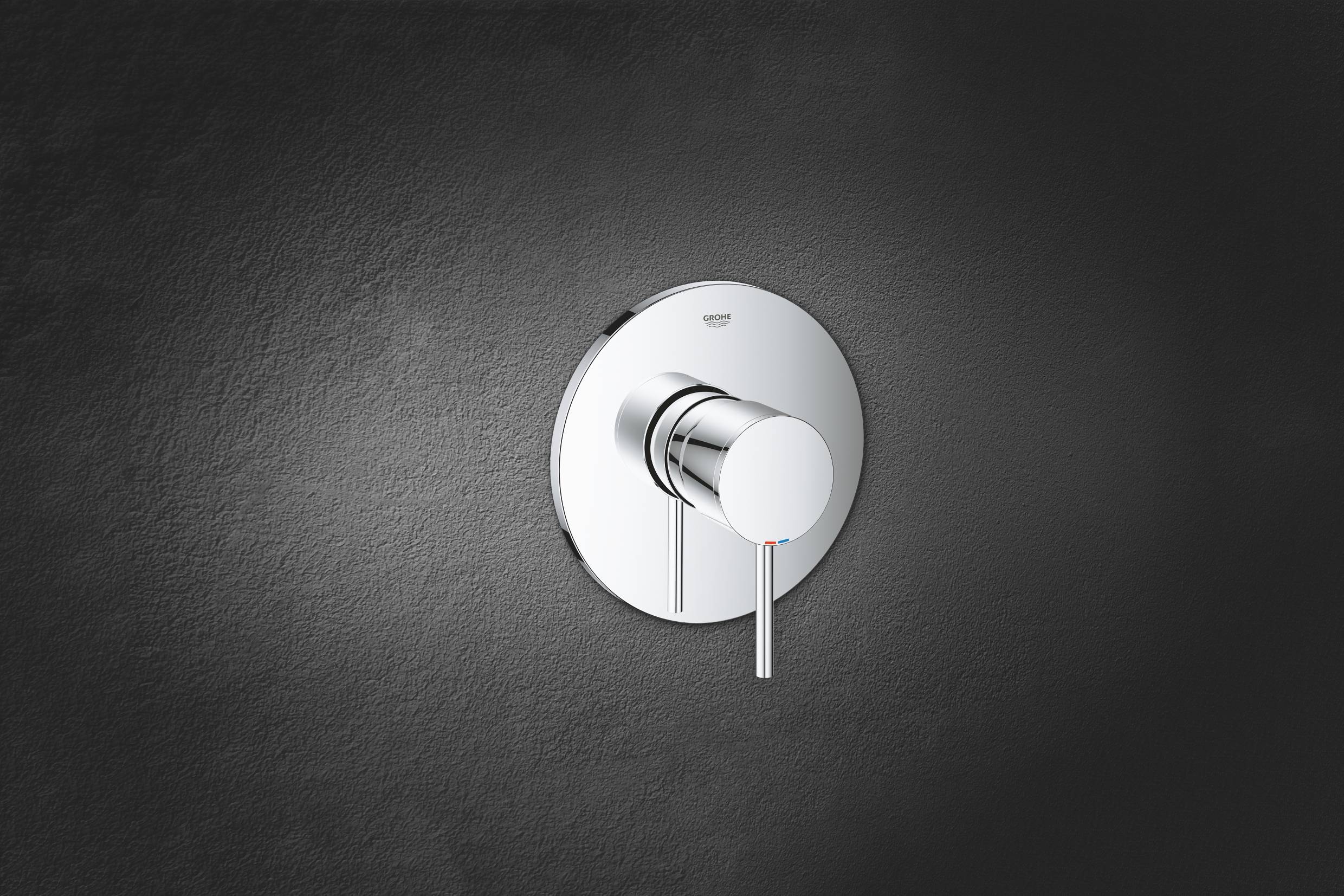 Смеситель однорычажный для душа GROHE Atrio New, круглая розетка, хром (24065003) - Вид №2