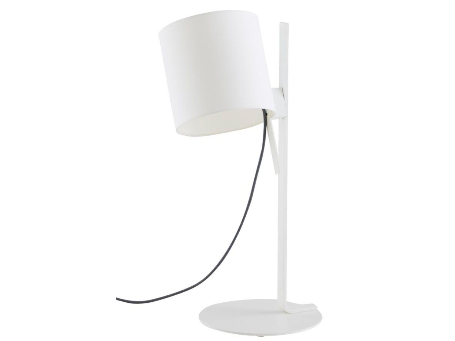 Настольная лампа со стальным основанием и хлопковым абажуром Ligne Roset Magnet Lamp ARCH-00119113 - Вид №3