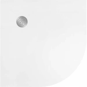 Hidrobox Очень плоский полукруглый угловой поддон Nature & neo