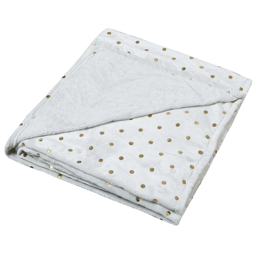 Плед Nawa Gold 150х200 см велсофт цвет серый СТОЛИЦА ТЕКСТИЛЯ STLM-2197308 - Вид №2