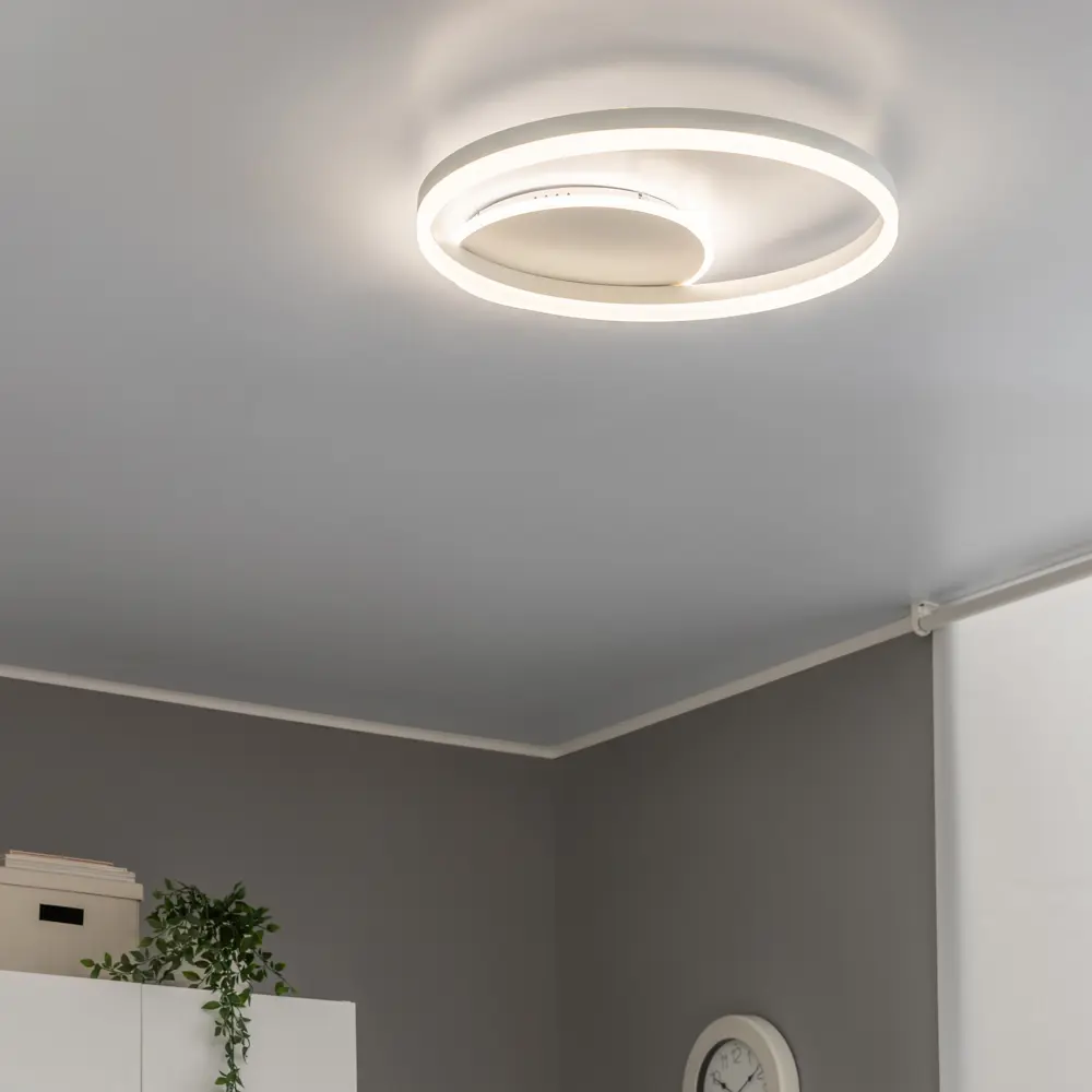 Люстра потолочная светодиодная диммируемая Ritter Eclipse 52085 0 с д/у 64 Вт 16 м² 2700К-6500К цвет белый/хром 84339750 STLM-2102865  - Вид №15