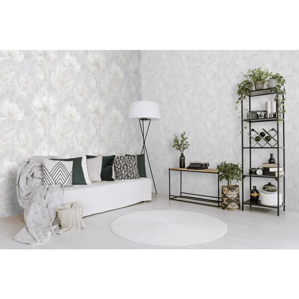 Флизелиновые обои Victoria Stenova Jenny серые 1.06 м 89423678 STLM-1573404 - Вид №5