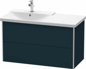 XS418509898 Тумбочка подвесная XSquare #XS4185 1010 x 473 мм Темно-синий шелковисто-матовый лак