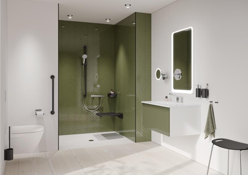 900.06.00160 Дозатор для мыла или дезинфицирующего средства с держателем HEWI System 900 - Вид №6