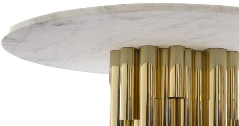 Malabar Круглый обеденный стол из каррарского мрамора Wanderlust sun-id-1476986 - Вид №3