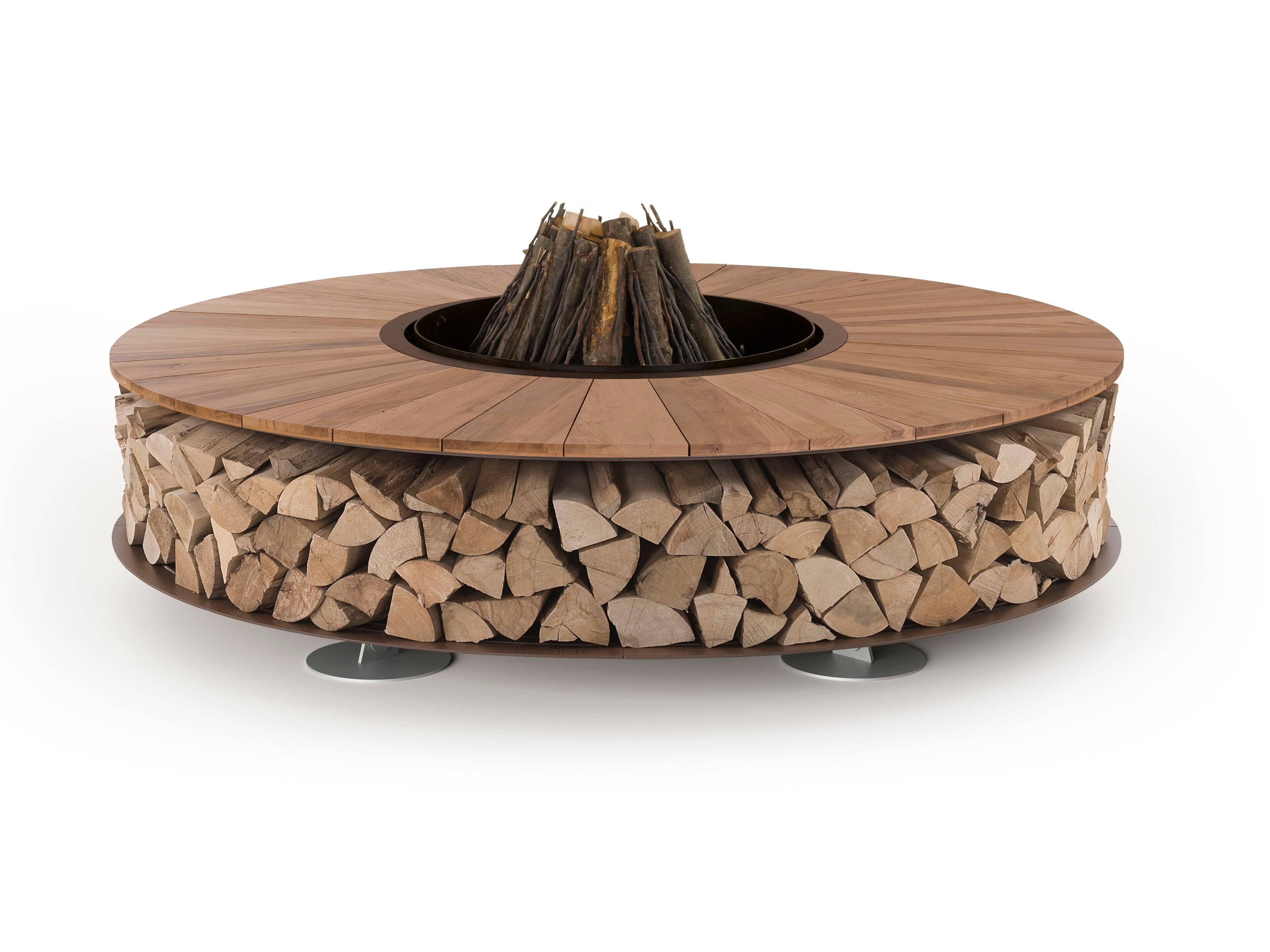 Жаровня из стали и дерева Ak47 Design ZERO WOOD ARCH-00082569 - Вид №10