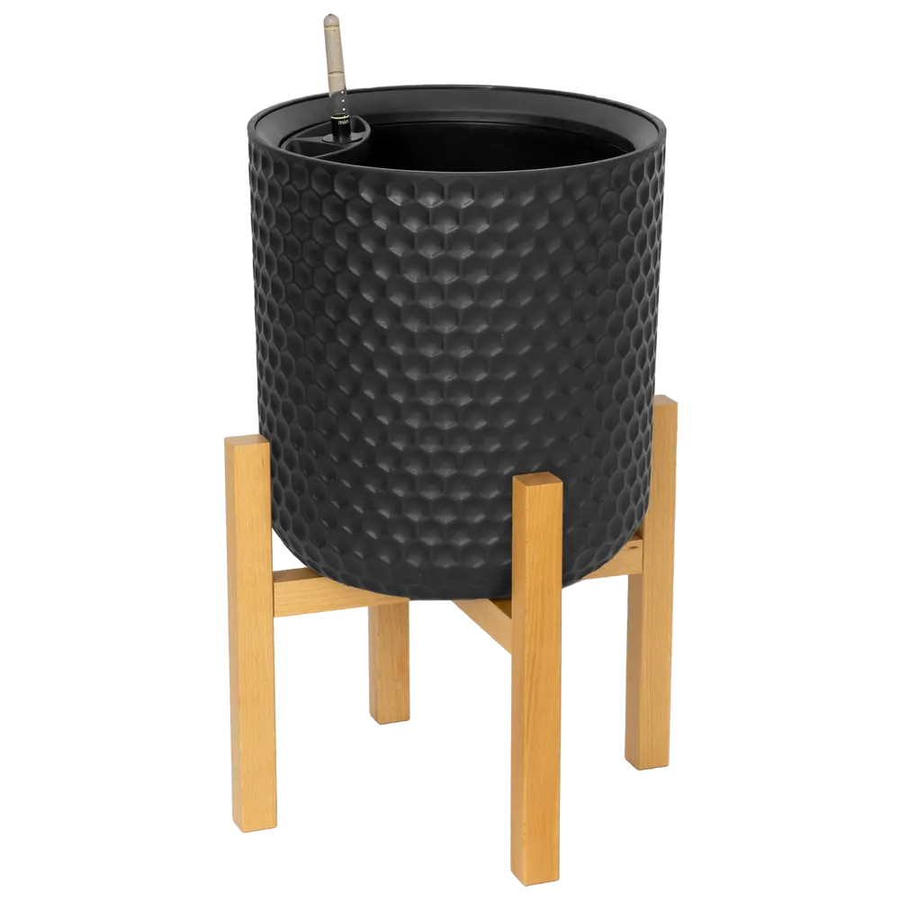 Кашпо для цветов Ola Dom Kerama 12 л антрацит Santreyd STLM-2107572 - Вид №1