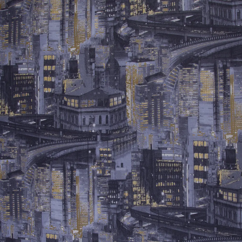 Обои на флизелиновой основе 1.06х10 м города цвет синий Ra 907735 Rasch STLM-2174288