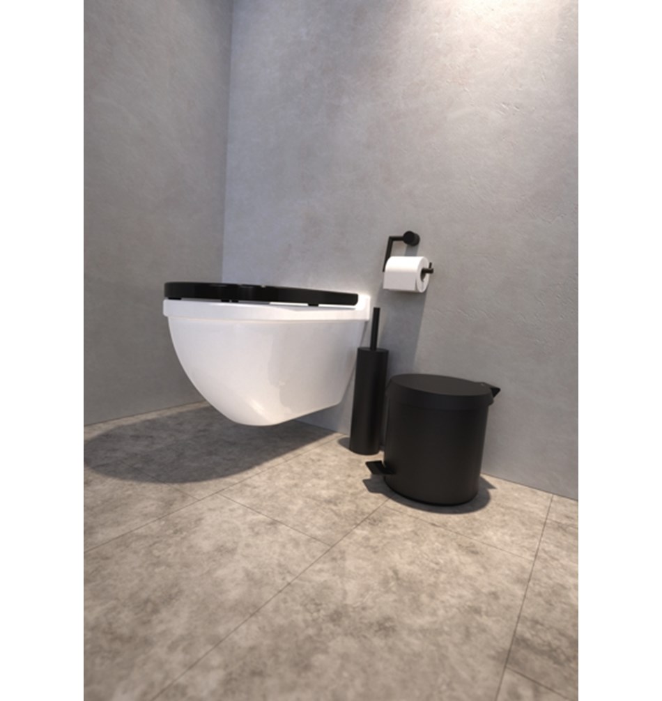 FROST Контейнер для мусора 250 » черный Нержавеющая сталь Черный N3001-B  - Вид №7